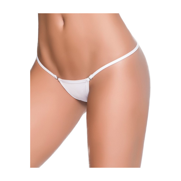 String ficelle invisible sexy blanc dos en forme Y 